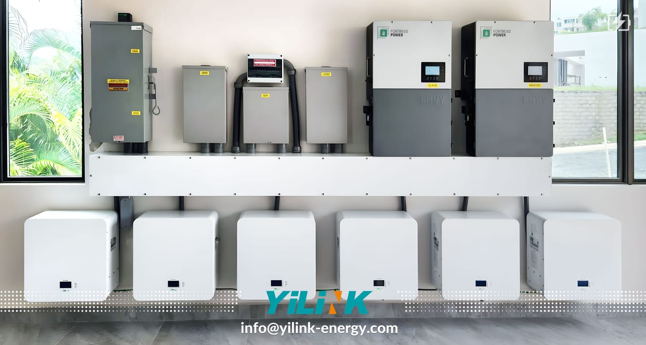 60 kWh backup installation using Yilink batteries