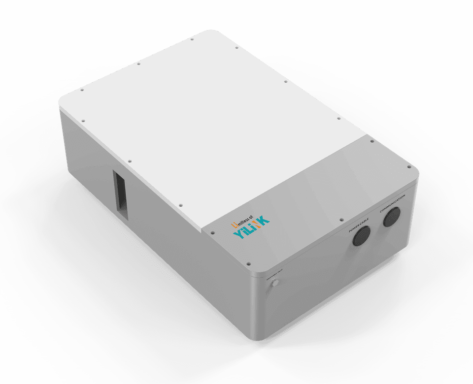 Yilink iPower Pro P48200 battery, three-quarter view